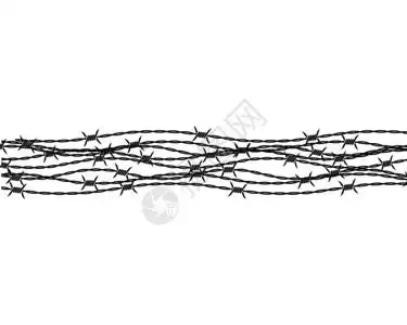 监狱犯罪插画-监狱犯罪卡通-金属栅栏和金属和平式的铁工业网插图-摄