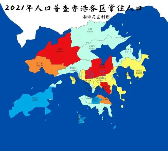 香港常住人口多少(2022香港人口普查各区县常住人口介绍)