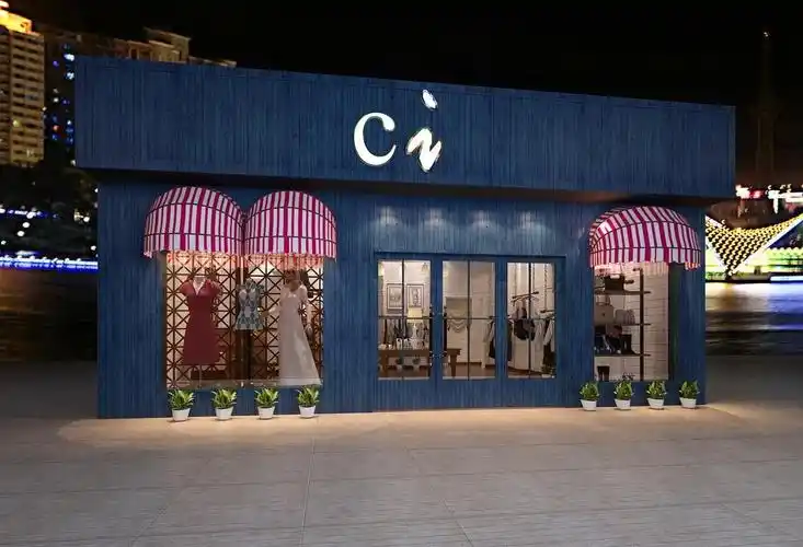 女装店面效果装修效果图