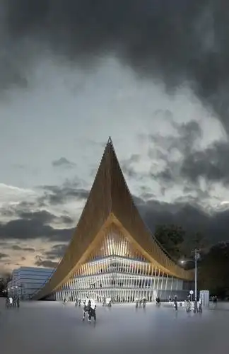 东京音乐厅获奖方案公布,设计灵感源自日本传统建筑