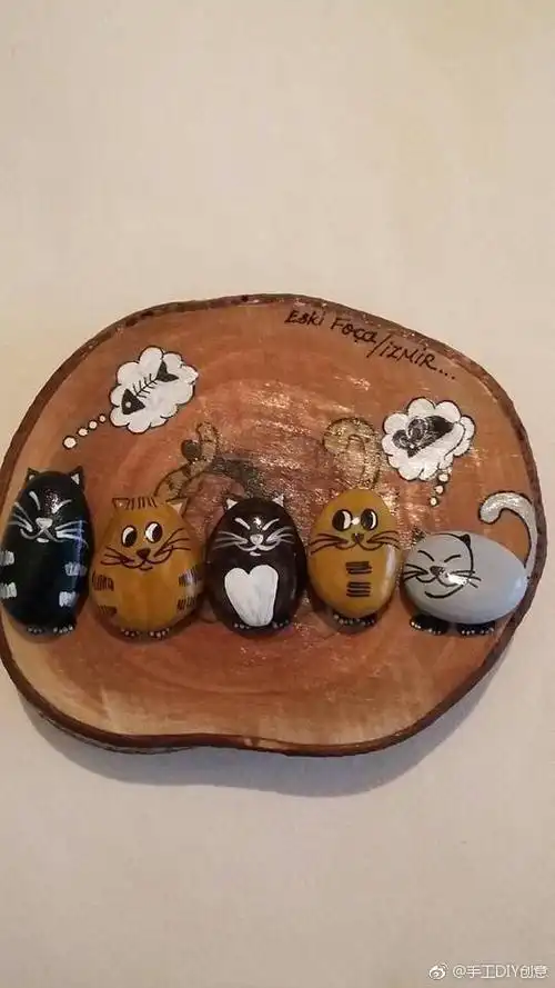 【创意石头画】超可爱哒!