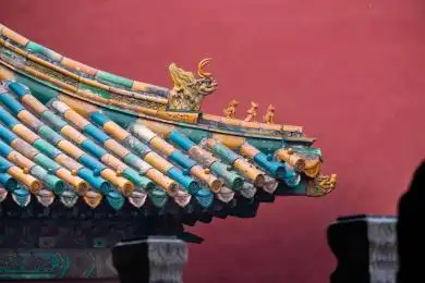 北京故宫琉璃瓦脊兽