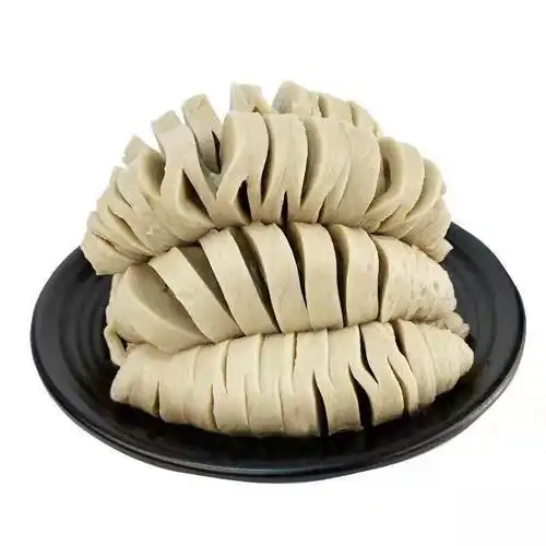 手工面筋串小吃油炸商用家用烧烤食材面筋串半成品30克素食面筋原味