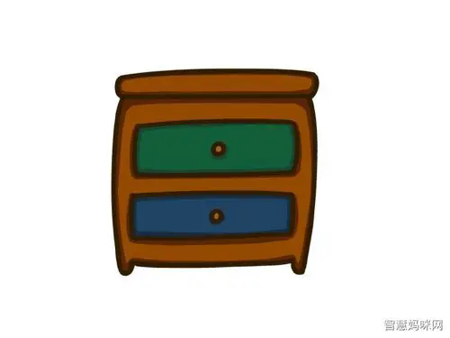 柜子简笔画画法教程