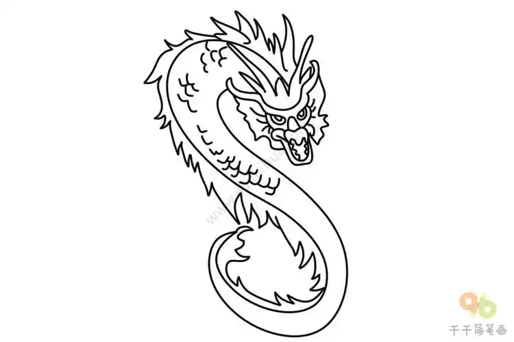 十二生肖龙简笔画图片大全