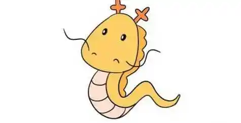 可爱卡通小龙简笔画怎么画 彩色小龙简笔画教程步骤