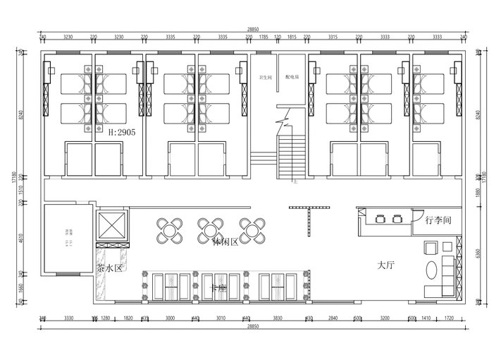 【已回复】宾馆大厅,求大神优化_平面研讨_室内设计联盟 - powered by