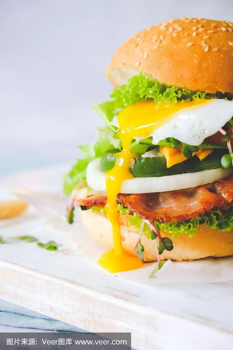 培根芝士汉堡