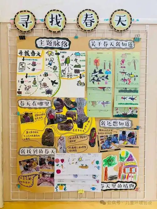【春天环创】幼儿园春天主题环创甄选_环境_创设_活动