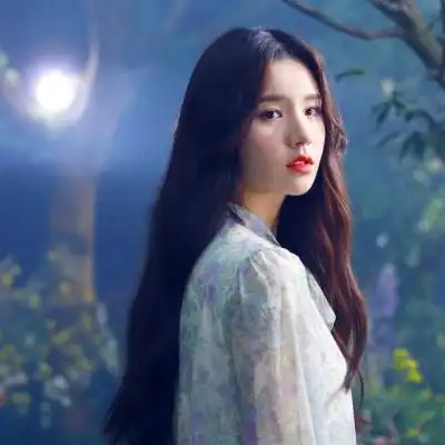 女明星田姬振好看头像图片