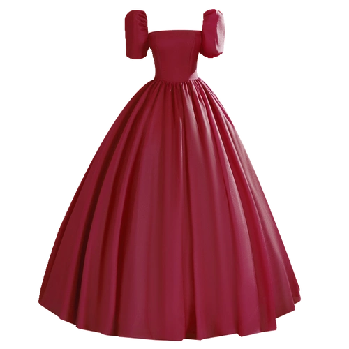 酒红色抹胸2024新款新娘婚宴敬酒服高级感气质显瘦宴会晚礼服法式