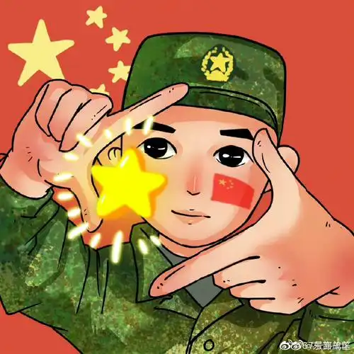 为庆祝新中国73岁华诞,火箭军某部东风快递小哥用手中的画笔,为祖国