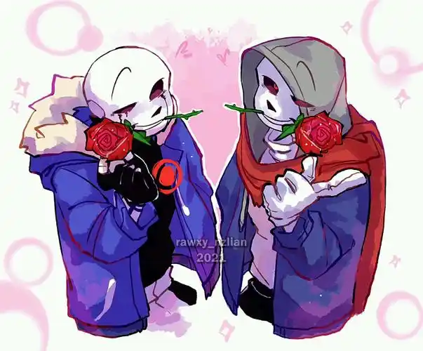 活动作品undertale漫配邪骨团的沙雕日常邪骨团正向你调情