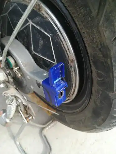 电动车后轮锁坏了怎么开