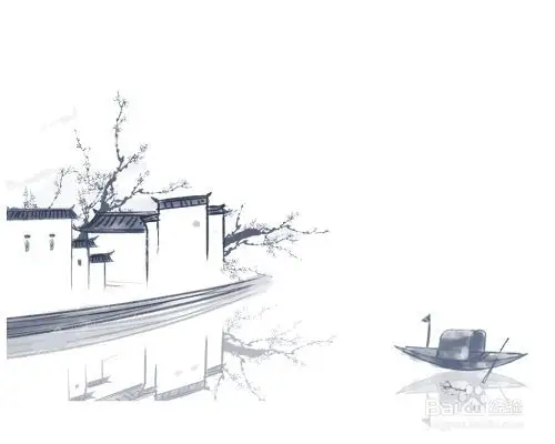 如何画江南水乡美景