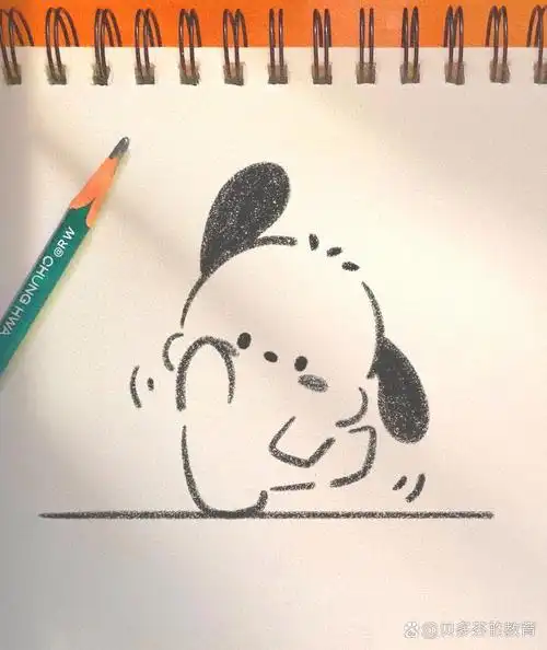 超可爱简笔画过程