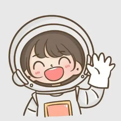 高清超萌的可爱卡通头像宇航员图片