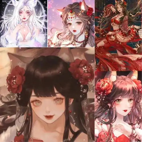 九尾狐古风头像