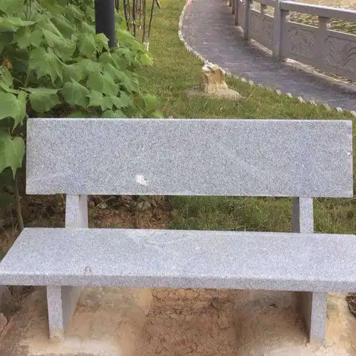 广州公园整石坐凳规格石材休闲座椅