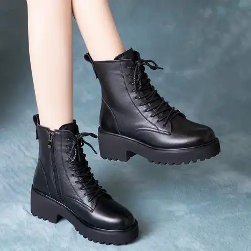 真皮雪地靴女冬季2020新款女鞋靴子加厚棉鞋短靴加绒女靴面包鞋子 *2