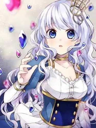 二次元动漫美图精选银发少女专题