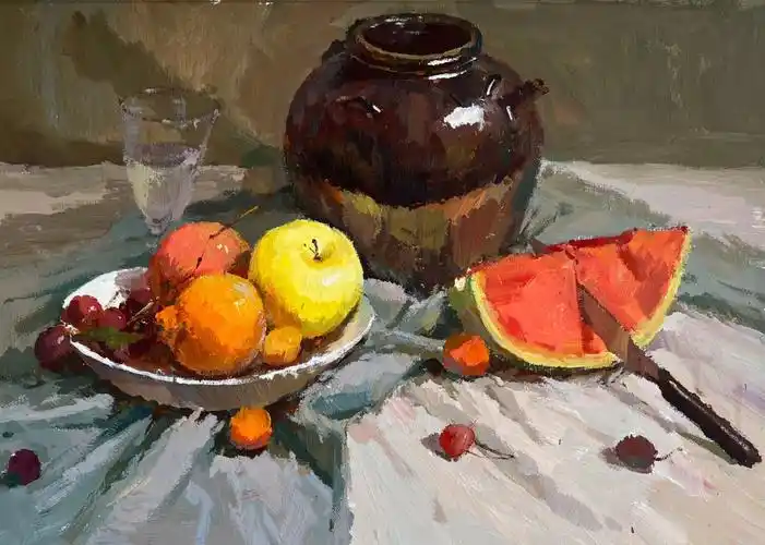 上海美术联考色彩静物照片写生