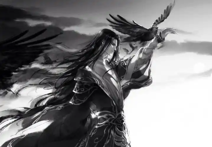 动漫 二次元 黑白 图片 古风 吹伊五月 - 堆糖,美图壁纸兴趣社区