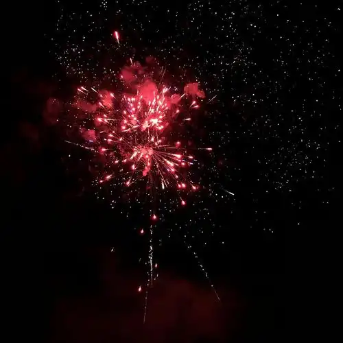 除夕夜拍的烟花感觉很适合做朋友圈背景图06