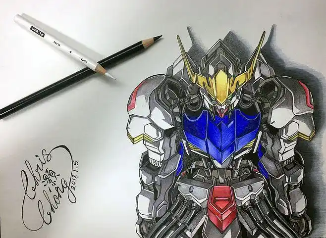 手绘:asw g 08 巴巴托斯高达