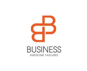 设计矢量插图模板, b 字母徽标矢量, 字母 b 和 b 标志向量, 创意字母