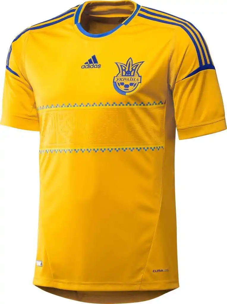 乌克兰队2012-13赛季主场球衣