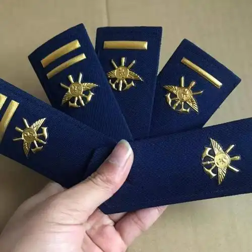 军衔肩章中国消防救援消防简章胸标专职消防员衔消防救援衔领花 干硬