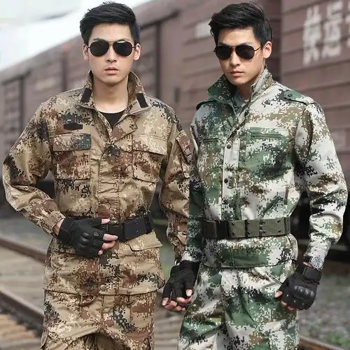 正品陆军军装中国《解放作战迷彩服套装男春夏作训特种兵中国工作