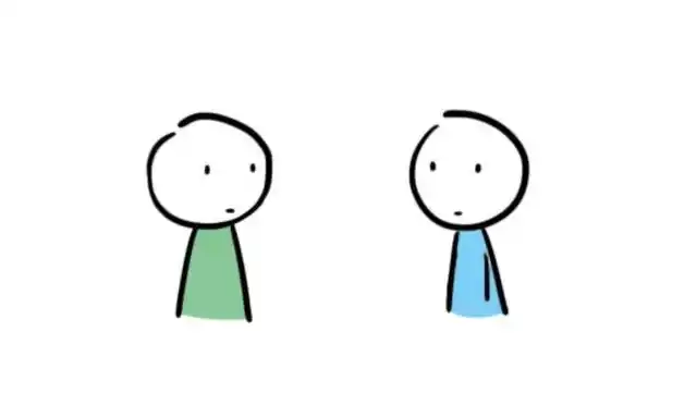 小绿和小蓝:极简的火柴人画风,寥寥几笔抓住你心,且需细细品味