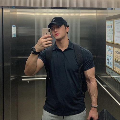 短袖polo衫男潮牌运动t恤翻领气质夏季美式私人健身教练训练衣服