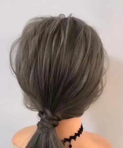 简单拉丝,蓬松又好看#发型研究所#盘发扎发 (86)