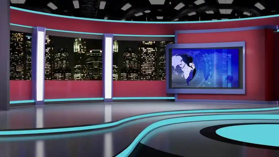主持人背景虚拟演播厅(推荐)_1920x1080_高清视频素材下载(编号