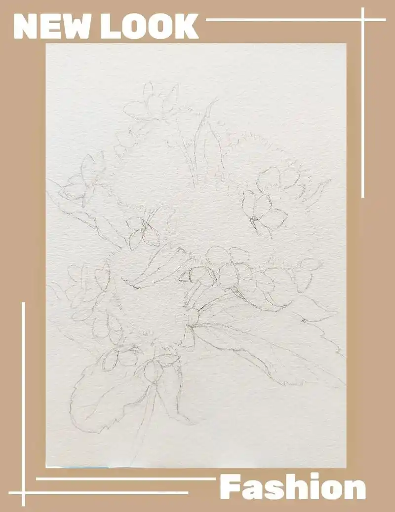 画一画绣球花.画两张小清新插画风的水彩花卉#水彩 #一起学画 - 抖音