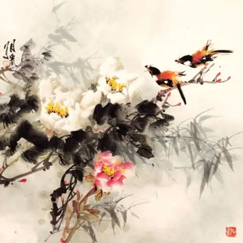 海派女画家顾月丽精彩的花鸟画 - 象山阿敏 - 象山阿敏的博客