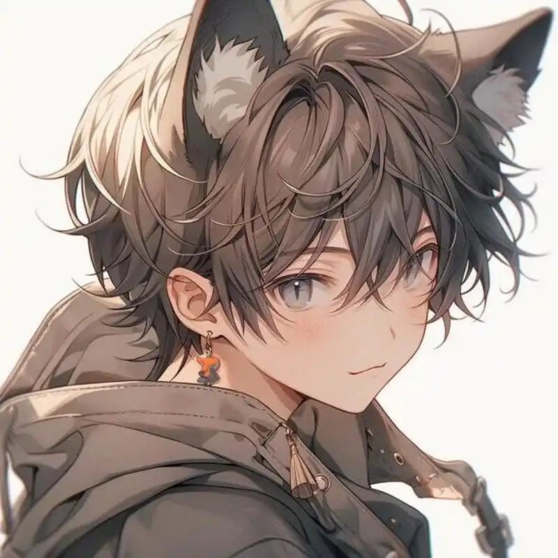 动漫男生头像97猫耳少年 正太版