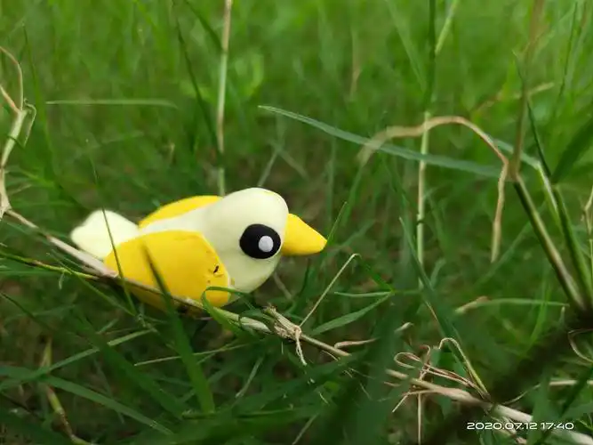 孙女果果【五周岁】爱上超轻黏土制作——三只小鸟