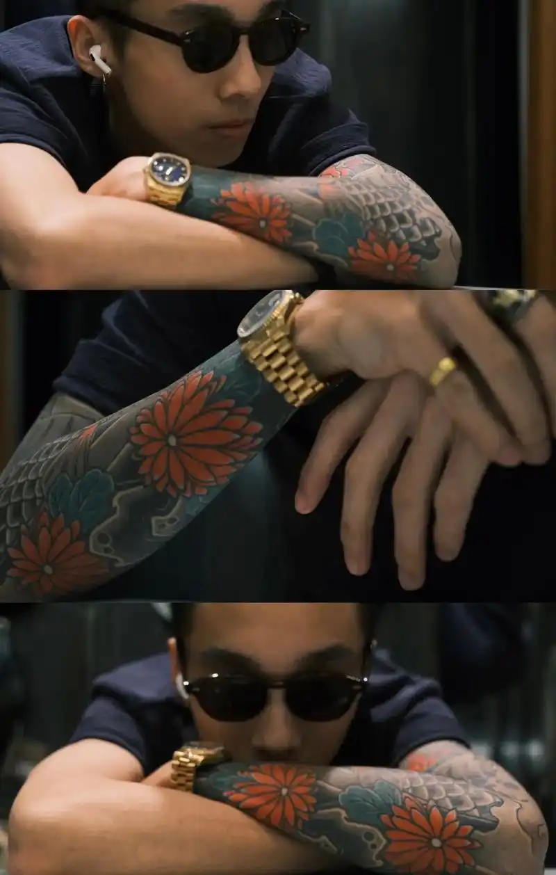 帥不帥不知道 痞是真的痞#痞帅 #ootd穿搭 #花臂 #男 - 抖音