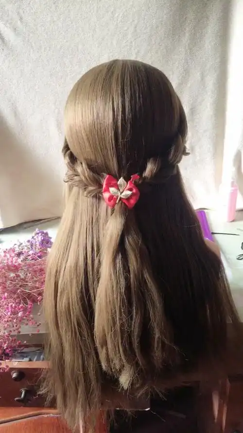 伴娘发型,又美又简单