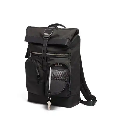 tumi途明新款时尚双肩包232388弹道尼龙大容量休闲商务双肩背包