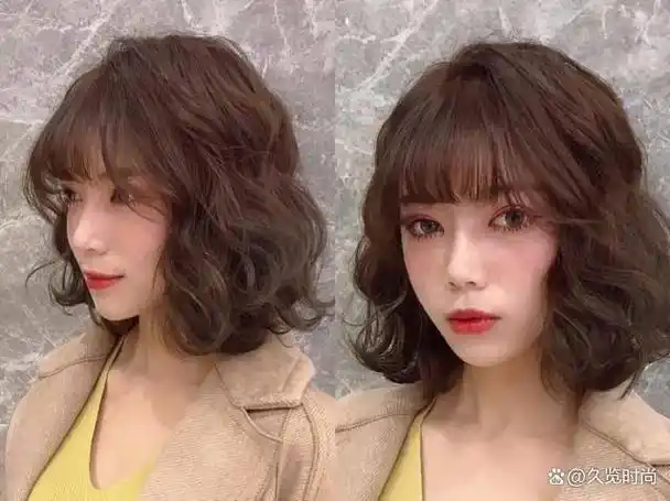 短发发型:50岁女士烫发款式有什么?