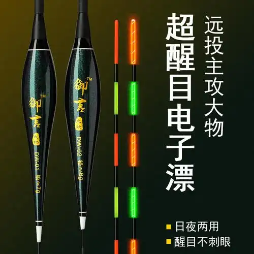 电子漂大肚漂大浮力夜光漂夜钓水库超亮加粗大物鱼漂醒目电子漂