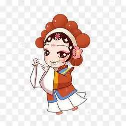 传统国粹戏曲人物插画