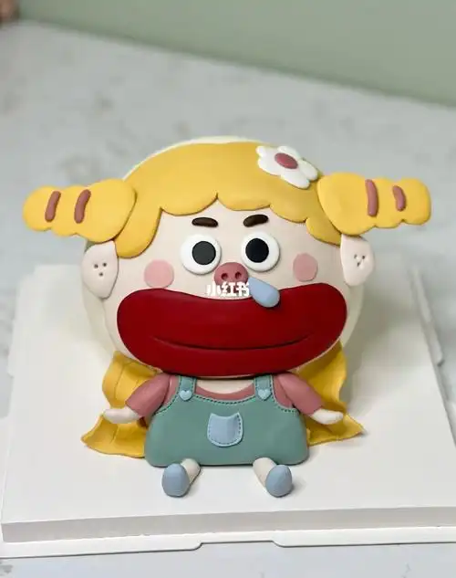 球形立体蛋糕|搞怪如花表情包蛋糕