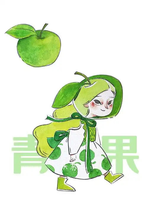 水果女孩|平面-插画-工业/产品|书籍|大苏苏里里 - 原创文章 - 站酷