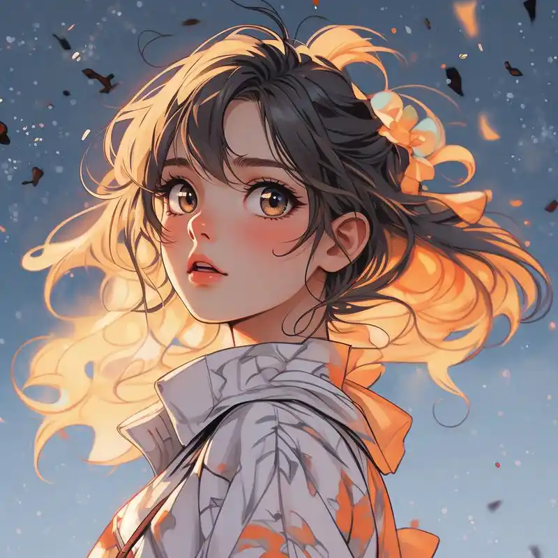 抖音最火卡通女孩头像979799